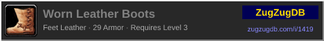 Worn Leather Boots: forum signature banner