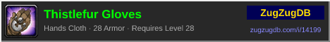 Thistlefur Gloves: forum signature banner