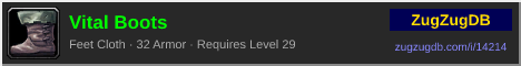 Vital Boots: forum signature banner