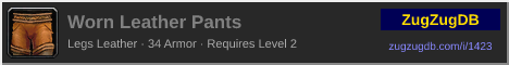 Worn Leather Pants: forum signature banner