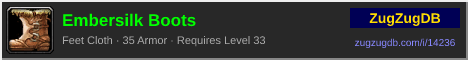 Embersilk Boots: forum signature banner