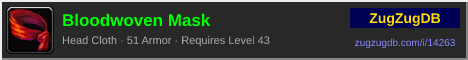 Bloodwoven Mask: forum signature banner