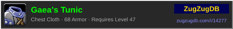Gaea's Tunic: forum signature banner