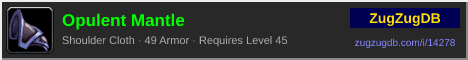 Opulent Mantle: forum signature banner