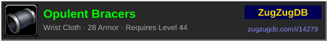Opulent Bracers: forum signature banner