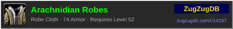 Arachnidian Robes: forum signature banner