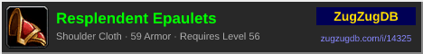 Resplendent Epaulets: forum signature banner