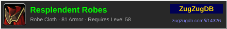 Resplendent Robes: forum signature banner