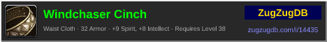 Windchaser Cinch: forum signature banner
