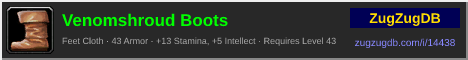 Venomshroud Boots: forum signature banner