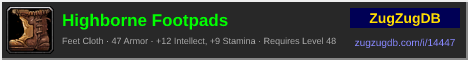 Highborne Footpads: forum signature banner
