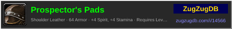 Prospector's Pads: forum signature banner
