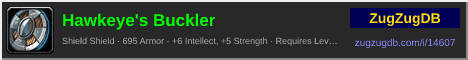 Hawkeye's Buckler: forum signature banner