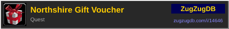 Northshire Gift Voucher: forum signature banner