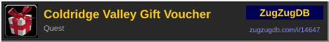Coldridge Valley Gift Voucher: forum signature banner