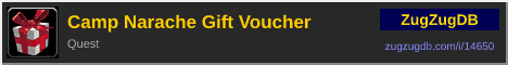 Camp Narache Gift Voucher: forum signature banner