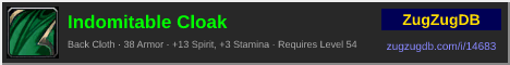 Indomitable Cloak: forum signature banner