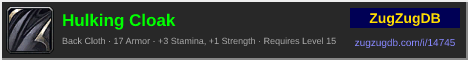 Hulking Cloak: forum signature banner