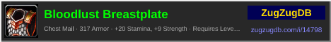 Bloodlust Breastplate: forum signature banner