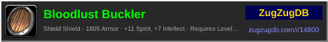 Bloodlust Buckler: forum signature banner