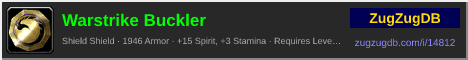 Warstrike Buckler: forum signature banner