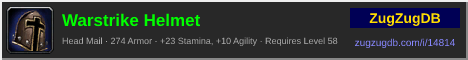 Warstrike Helmet: forum signature banner