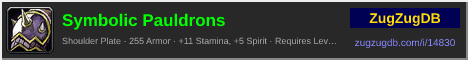 Symbolic Pauldrons: forum signature banner