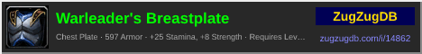 Warleader's Breastplate: forum signature banner