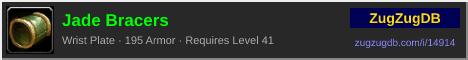 Jade Bracers: forum signature banner