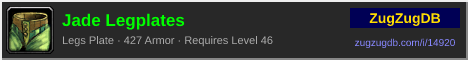 Jade Legplates: forum signature banner