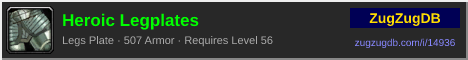 Heroic Legplates: forum signature banner