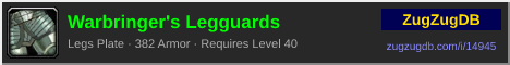 Warbringer's Legguards: forum signature banner