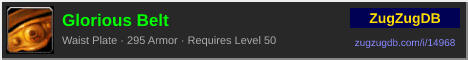 Glorious Belt: forum signature banner