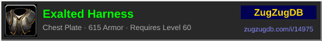 Exalted Harness: forum signature banner