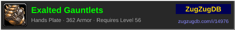 Exalted Gauntlets: forum signature banner