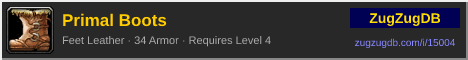 Primal Boots: forum signature banner