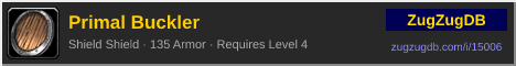 Primal Buckler: forum signature banner