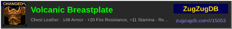 Volcanic Breastplate: forum signature banner
