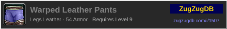 Warped Leather Pants: forum signature banner