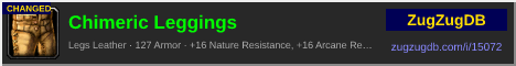 Chimeric Leggings: forum signature banner