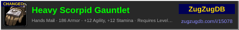 Heavy Scorpid Gauntlet: forum signature banner