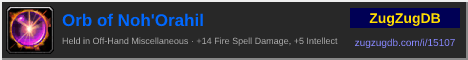 Orb of Noh'Orahil: forum signature banner