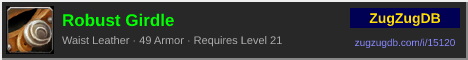 Robust Girdle: forum signature banner