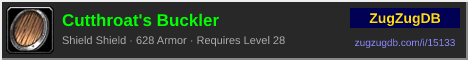 Cutthroat's Buckler: forum signature banner