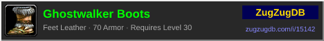 Ghostwalker Boots: forum signature banner