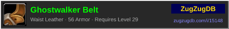 Ghostwalker Belt: forum signature banner