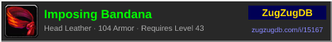 Imposing Bandana: forum signature banner
