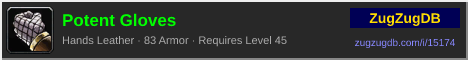 Potent Gloves: forum signature banner