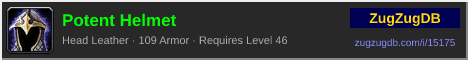 Potent Helmet: forum signature banner