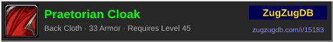 Praetorian Cloak: forum signature banner